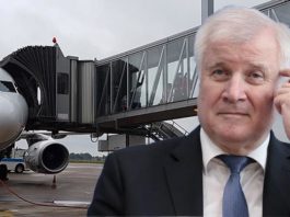 Corona hin - Corona her: Innenminister Horst Seehofer (CSU) hilft aktiv mit Flugzeugen nach, um einem drohenden Leerstand in den Asylbewerberheimen vorzubeugen (Foto: Landung von Asylbewerbern am Flughafen Hannover).