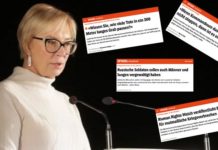 Der SPIEGEL berichtete mehrfach in großen Zeilen über die Vergewaltigungs-Vorwürfe der ukrainischen Kommissarin für Menschenrechte, Ljudmila Denissowa (l.). Jetzt, da sich alles in Luft auflöst, warten die SPIEGEL-Leser vergeblich auf eine Korrektur des Blattes.