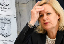 Die Staatsanwaltschaft Berlin hat gegen Bundesinnenministerin Nancy Faeser ein Ermittlungsverfahren wegen Nötigung im Amt eingeleitet.