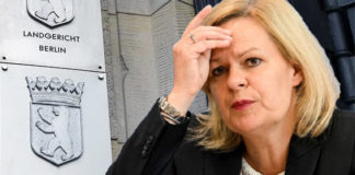 Die Staatsanwaltschaft Berlin hat gegen Bundesinnenministerin Nancy Faeser ein Ermittlungsverfahren wegen Nötigung im Amt eingeleitet.