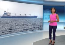 Gleich zwei Fehler in einem Satz (Frächter / ein) in der heute-Sendung vom 1. August. ZDF-Nachrichtensprecherin Jana Pareigis beherrscht ein schönes Lächeln, aber nicht die deutsche Sprache.