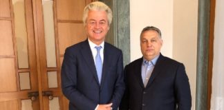 Geert Wilders (l.) wurde auf Vorschlag von Ministerpräsident Viktor Orbán mit dem Kommandeurskreuz des ungarischen Verdienstordens ausgezeichnet.