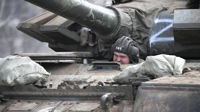 Russischer Panzer im Einsatz (Symbolbild).