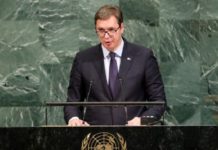Der Welt drohe ein militärischer Konflikt "wie wir ihn seit dem Zweiten Weltkrieg nicht mehr hatten", warnte der serbische Präsident Alexander Vucic am Dienstag auf der Uno-Vollversammlung in New York.