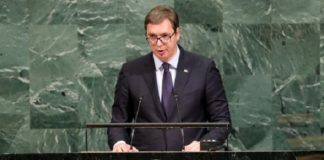 Der Welt drohe ein militärischer Konflikt "wie wir ihn seit dem Zweiten Weltkrieg nicht mehr hatten", warnte der serbische Präsident Alexander Vucic am Dienstag auf der Uno-Vollversammlung in New York.