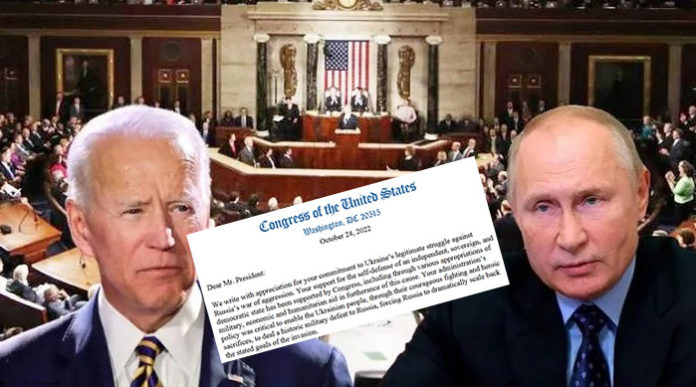 30 Kongress-Abgeordnete der Demokratischen Partei haben einen Offenen Brief an US-Präsident Joe Biden geschrieben, in dem sie ihn zu Verhandlungen mit Russlands Präsident Putin auffordern.
