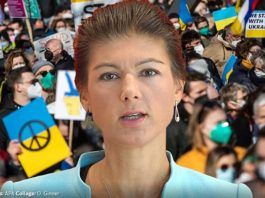 Urbane Weltbürger, denen jedes Deutschlandfähnchen während der Fußballweltmeisterschaft noch körperliche Schmerzen verursacht hatte, schmücken ihre Twitter-Accounts mit blau-gelben Farben, und in hippen Trendvierteln wehen ukrainische Flaggen an Fenstern und Balkonen.
