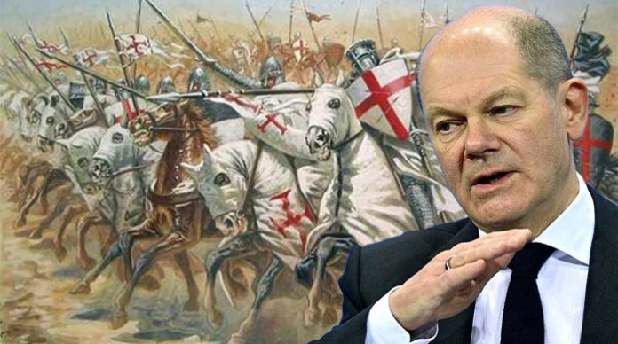 Dreister und verlogener gehts nicht mehr: Bundeskanzler Olaf Scholz betrachtet den Krieg in der Ukraine als 