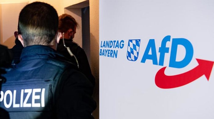 Unfassbar: Wegen eines angeblichen Verstoßes eines Videos gegen das Urheberrechtsgesetz durchsuchten am Donnerstag 20 Polizisten AfD-Büros im bayerischen Landtag (Symbolbild). Unfassbar: Wegen eines angeblichen Verstoßes eines Videos gegen das Urheberrechtsgesetz durchsuchten am Donnerstag 20 Polizisten AfD-Büros im bayerischen Landtag (Symbolbild).
