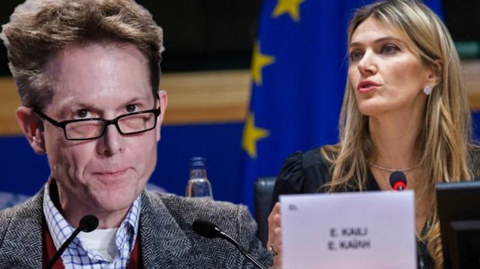 Der stellvertretende Vorsitzende der ID-Fraktion im EU-Parlament, Dr. Gunnar Beck (AfD, l.), fordert eine lückenlose Aufklärung im Korruptionsskandal um die griechische Vize-Präsidentin des EU-Parlaments, Eva Kaili (r.).