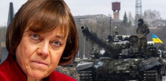 Laut Annette Kurschus, Präses der Evangelischen Kirche von Westfalen, müsse Deutschland die Ukraine dabei unterstützen, sich mit Waffen zu verteidigen.