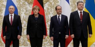 Die frühere Kanzlerin Angela Merkel hat faktisch zugegeben, bei den Minsker Abkommen von 2014 und 2015 (Foto) gegenüber Russland ein falsches Spiel betrieben zu haben.