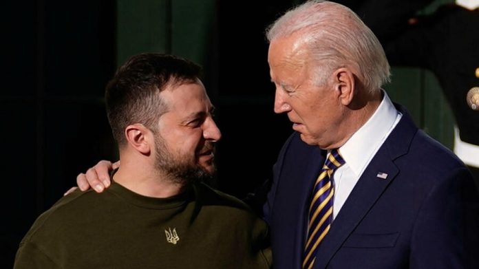 Die USA unter Präsident Biden ist offenbar entschlossen, das längst völlig von ihr abhängig gewordene Regime in Kiew auch trotz der immer größer werdenden Gefahr einer direkten militärischen Konfrontation mit Russland zu unterstützen und an der Macht zu halten.