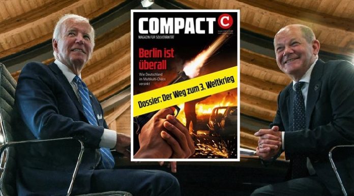 Die Februar-Ausgabe von COMPACT-Magazin zeigt auf, wie planmäßig der Westen den Weg in den 3. Weltkrieg vorbereitet hat.