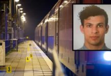 Hier im im Brokstedter Bahnhof im RE70 in Richtung Kiel stach der 33-jährige Ibrahim A. (kleines Foto) auf ein 17-jähriges Mädchen und einen 19-jährigen Mann ein.
