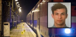 Hier im im Brokstedter Bahnhof im RE70 in Richtung Kiel stach der 33-jährige Ibrahim A. (kleines Foto) auf ein 17-jähriges Mädchen und einen 19-jährigen Mann ein.