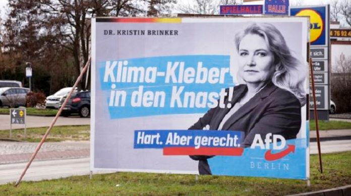 Dr. Kristin Brinker ist Spitzenkandidatin der AfD bei der Berliner Abgeordnetenhauswahl am 12. Februar.