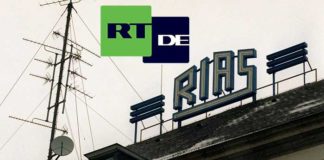 Wie sich die Zeiten gleichen: RIAS Berlin, eines der Westmedien, die in der DDR trotz Verbots empfangen wurden. Heute steht der "Feindsender" RT in Deutschland auf dem Index.