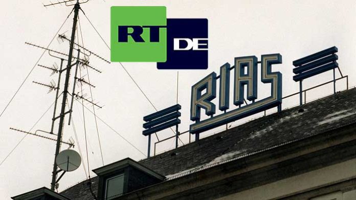 Wie sich die Zeiten gleichen: RIAS Berlin, eines der Westmedien, die in der DDR trotz Verbots empfangen wurden. Heute steht der 