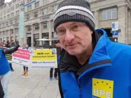 Der Münchner Islamkritiker Michael Stürzenberger wird an diesem Samstag ab 12 Uhr wieder zusammen mit gut 20 engagierten BPE-Mitgliedern am Kölner Bahnhofsvorplatz präsent sein.