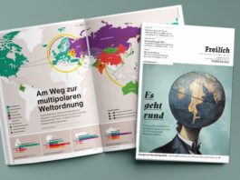 Die neue Ausgabe des FREILICH-Magazins beschäftigt sich mit den Großmächten China, Russland und der schwindenden Weltmacht USA.