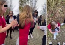 Ein Video aus Heide (Kreis Dithmarschen) zeigt, wie eine 13-Jährige Deutsche von ausländischen Mädchen geschlagen, gedemütigt und sogar angezündet wird.