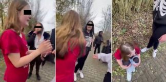 Ein Video aus Heide (Kreis Dithmarschen) zeigt, wie eine 13-Jährige Deutsche von ausländischen Mädchen geschlagen, gedemütigt und sogar angezündet wird.