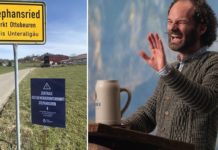 Die JA Schwaben reagierte jetzt mit einer Plakataktion auf die dreiste "Machts bitte Platz für Leute, die zu uns wollen"-Äußerung von Fastenprediger Maxi Schafroth (r.) beim Nockherberg 2023.