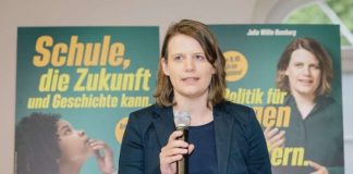 Fordert niedersächsische Schüler auf "beherzt Flagge zeigen" - die grüne Kultusminsterin Julia Willie Hamburg.