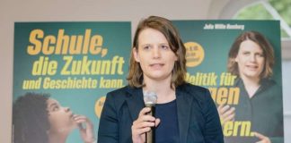 Fordert niedersächsische Schüler auf "beherzt Flagge zeigen" - die grüne Kultusminsterin Julia Willie Hamburg.