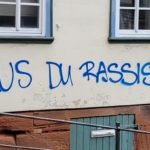 So wurde das Wohnhaus von Prof. Geus in Marburg von der "Antifa" verschandelt.