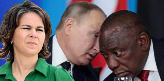 Da spricht ja wohl nicht Südafrikas Präsident Cyril Ramaphosa ohne Baerbocks Einverständnis mit dem russischen Präsidenten Putin?!?