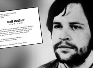 Am Samstag veröffentlichte die #FAZ die Traueranzeige des verurteilten RAF-Terroristen, zweifachen Mörders und mutmaßlichen Schleyer-Mörders, Rolf Heißler, der nach der Haftentlassung sagte, er bereue nichts und stehe zum "bewaffneten Kampf".