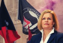 Nancy Faeser, die Kämpferin gegen Rechts, spricht von „sinnloser Gewalt von linksextremistischen Chaoten und Randalierern" in Leipzig. 