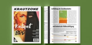 Die 33. Ausgabe der Krautzone ist sicherlich eine der provokantesten: Sie nimmt kein Blatt vor den Mund und beschreibt schonungslos, wozu sich Deutschland entwickeln könnte. Einem Kalifat.