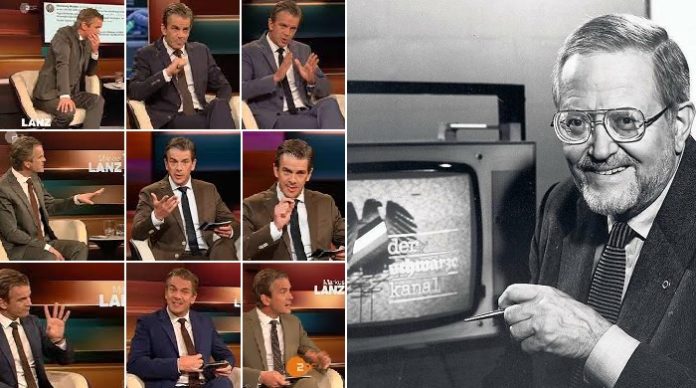 Werden sich immer ähnlicher: Karl-Eduard von Schnitzler (r.) war jahrelanger Chef-Propagandist des DDR-Fernsehens - Markus Lanz ist seit vielen Jahren Chef-Propagandist im BRD-Staatsfernsehen.