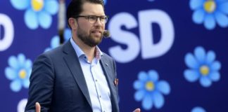 Per Jimmie Åkesson ist Vorsitzender der schwedischen Partei Sverigedemokraterna (SD).