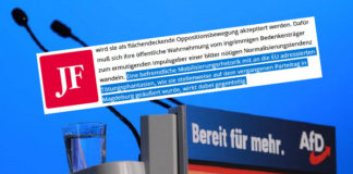 Konstantin Fechter kritisiert in der JF-Ausgabe 33/23 die Äußerung von Björn Höcke im Phoenix-Interview auf dem AfD-Parteitag in Magdeburg: „Diese EU muss sterben, damit das wahre Europa leben kann.“