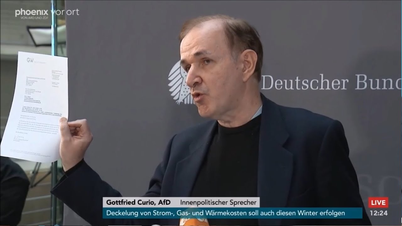 Statement von Gottfried Curio zur Schönbohm-Affäre von Faeser
