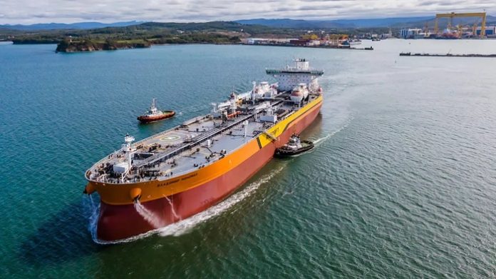 Russischer Rohöltanker: Archivfoto des Tankers »Vladimir Monomakh« von 2020.