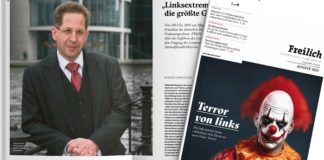 Die neue FREILICH-Ausgabe befasst sich ausgiebig mit dem Thema Linksextremismus. Unter anderem mit einem Interview mit dem früheren Verfassungsschutzchef Hans-Georg Maaßen.