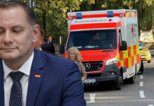 Tino Chrupalla konnte nach AfD-Angaben mittlerweile Ingolstadt verlassen.