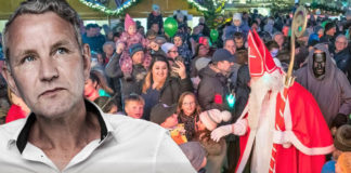 Der thüringische AfD-Vorsitzende Björn Höcke hat sich Gedanken zu einem Vorfall auf dem Kasseler Weihnachtsmarkt gemacht.