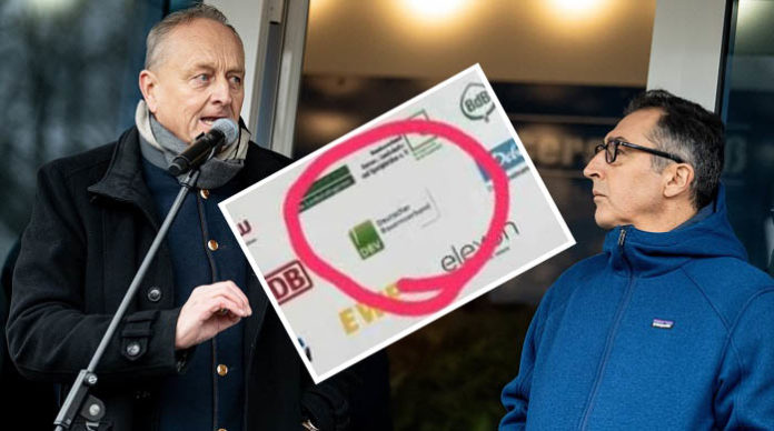 Alles nur Show? Bauernverbandspräsident und Grünen-Sponsor Joachim Rukwied (l) 