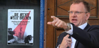 In Rottweil findet am Wochenende der Landesparteitag der baden-württembergischen AfD statt. Plakate, die auf die Gegendemonstration hinweisen, sorgen für Kopfschütteln - auch bei Dr. Dirk Spaniel.
