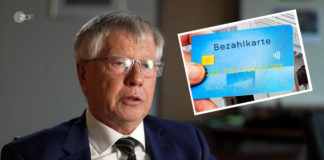 "Weil die AfD dieses Thema eben hochgespielt hat, wollte ich mit der Ansage der Bezahlkarte ein Stück Wind aus den Segeln nehmen", gibt Saale-Orla-Landrat Thomas Fügmann (CDU) vor der ZDF-Kamera unumwunden zu.