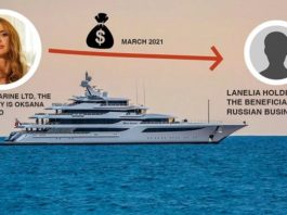 Die Luxus-Yacht "Royal Romance" wurde am 1. März 2021 von der Handelsgesellschaft Lanelia Holdings Ltd. gekauft. Verkäufer war ein Unternehmen namens Fregata Marine Ltd., das der Ehefrau des ukrainischen Oppositionspolitikers Viktor Medwedtschuk, Oksana Marchenko, gehört.