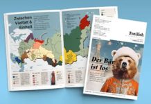 Russland fordert den Westen heraus. Wie es um die umstrittene Weltmacht steht und wohin sich das Land entwickelt, lesen Sie in der neuen FREILICH-Ausgabe #26 „Der Bär ist los“.