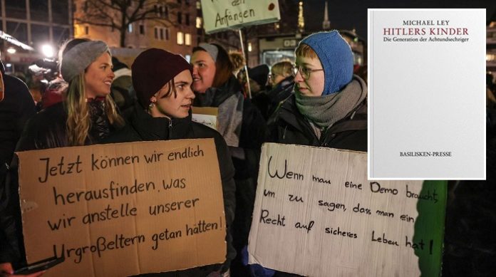 Im manischen Wunsch, die Vergangenheit der Eltern und Großeltern ungeschehen zu machen, richtet sich der Hass der nachfolgenden Generation (Foto: Anti-AfD-Demonstranten in Köln) nicht mehr auf das Fremde, sondern auf das Eigene.