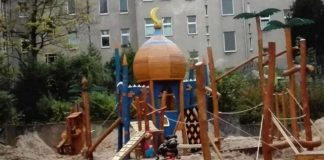 Islamisierungsspielplatz in Berlin-Neukölln.